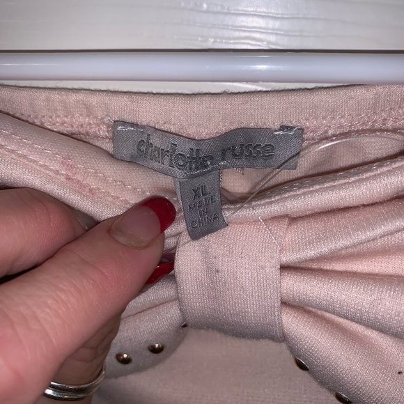 Brand new Charlotte Russe tube top with bow - Picture 3 of 4